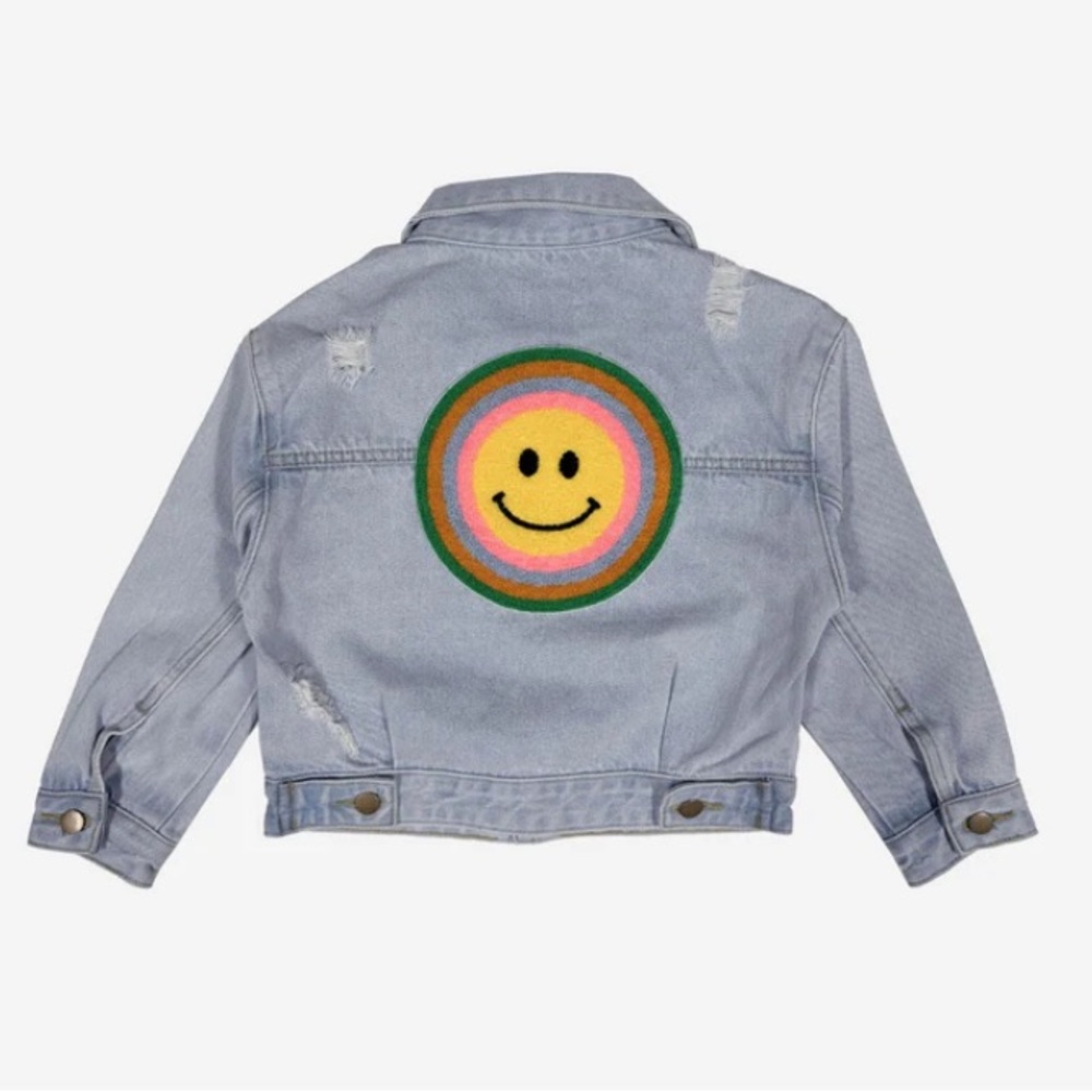 PH play smiley denim jacket sz 5